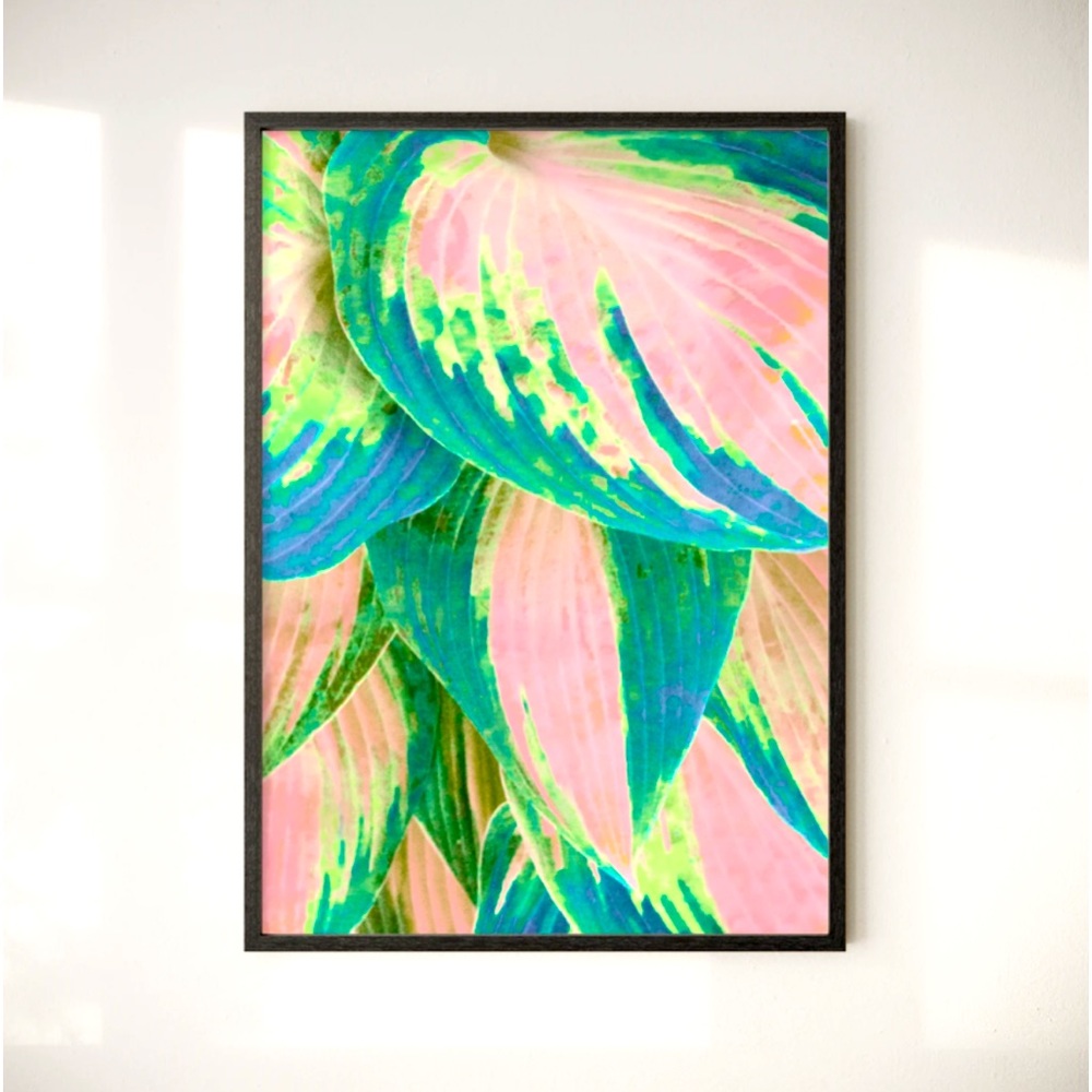 Multicolor Art Decor Wall Print - 8x11